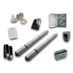 Faac kit automatisme hydraulique 24v dc hybrid 450 kit safe 105683