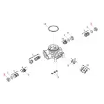 Faac pi�ce d�tach�e bague de retenue pour valves en laiton 7049005