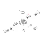 Faac pi�ce d�tach�e bague de retenue pour valves en valox 7049135