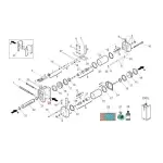 Faac pi�ce d�tach�e corps central avec d�verrouillage m. 760 7160505