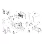 Faac pi�ce d�tach�e groupe levier de d�verrouillage c720 63000707