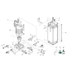 Faac pi�ce d�tach�e moteur 220v 6 p. monof. c / t. 120 7704075
