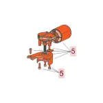 Faac pice dtache moteur 391 / compas 115008