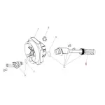 Faac pice dtache presse - toupe 400 - 402 - 422 7109135