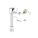 Fadini pice dtache monnayeur magnt. verrouillage lectr. 230vac geco 9 20336