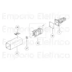 Fadini pièce détachée moteur électrique complet avec bouclier pour nupi 66 66116 Fadini pièce détachée moteur électrique complet avec bouclier pour nupi 66 66116