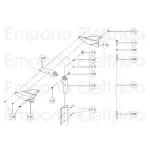Fadini pi�ce d�tach�e registre en inox pour articulation pour bayt 980 97111