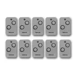 Genius 10 x t�l�commande 2 canaux 868mhz jlc kilo tx2 6100332