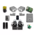 Genius kit automatisme roller + caisses inox 433 mhz 230v emp5170208inox