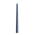 12 bougies flambeaux 8h bleu intemporel
