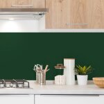 2 bandeaux xl de crdence adhsifs pour cuisine - vert - 2x(120x45 cm)