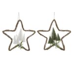 2 toiles de nol avec sapin et attaches