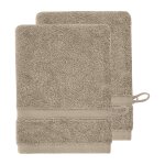 2 gants en coton bio corde 16x22 cm