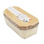 2 moules  cake 24 cm en bois + 4 caissettes sulfurises de cuisson