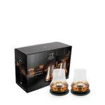2 sets de dégustation whisky avec socles rafraichissants basalte en 2 sets de dégustation whisky avec socles rafraichissants basalte en