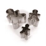 3 mini emporte - pièces bonhomme en pain d'épices inox 3 mini emporte - pièces bonhomme en pain d'épices inox