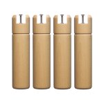 4 pieds cylindriques pour cadre  lattes bois naturel beige 25 cm