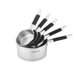 5 casseroles inox induction