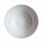 6 assiettes creuses grises effet marbr 20cm