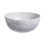 6 coupelles grises effet marbr alatoire 12 cm