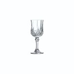 6 verres  liqueur 6cl longchamp - cristal d'arques - verre ultra tra