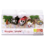 8 bougies d'anniversaire pirates