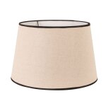 Abat - jour beige et liser noir