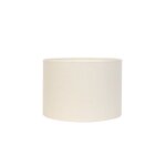 Abat - jour cylindrique blanc coton �30cm