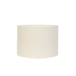 Abat - jour cylindrique blanc coton �40cm