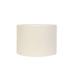 Abat - jour cylindrique textile blanc �50x38cm