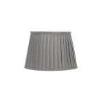 Abat - jour dcoratif en coton gris h17