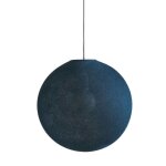 Abat - jour globe bleu paon 67 avec suspension Abat - jour globe bleu paon 67 avec suspension