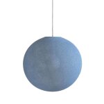 Abat - jour globe denim 67 avec suspension Abat - jour globe denim 67 avec suspension