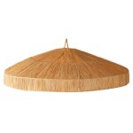 Abat - jour parasol raphia japandi osier naturel 78 x 78