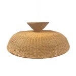 Abat - jour rotin beige d80 cm Abat - jour rotin beige d80 cm