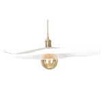 Abat - jour pour suspension papier blanc d82cm