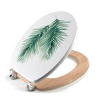 Abattant wc mdf charnires mtal