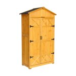 Abri de jardin 105 cm en bois, naturel Abri de jardin 105 cm en bois, naturel