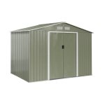 Abri de jardin mtal vert / blanc 5, 29m