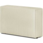 Accoudoir gauche pour canap modulable en tissu boucl cru