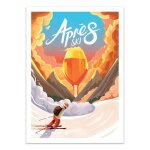 Affiche 30x40 cm - aprs ski version3 - mark harrison