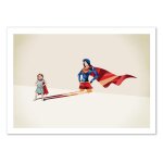 Affiche 30x40 cm - walking shadow heroine - jason ratliff