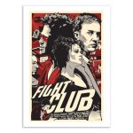 Affiche 50x70 cm - fight club - joshua budich