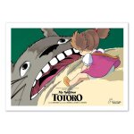 Affiche 50x70 cm - totoro version 2 - joshua budich