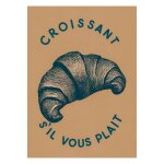 Affiche  croissant  sans cadre - 50 x 70 cm