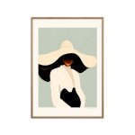 Affiche maxime - coco noir cadre en chêne - 30x40 cm Affiche maxime - coco noir cadre en chêne - 30x40 cm
