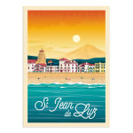 Affiche saint - jean - de - luz 50x70 cm Affiche saint - jean - de - luz 50x70 cm