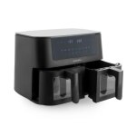 Airfryer 2 paniers noir en inox Airfryer 2 paniers noir en inox