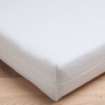 Alse pour lit bb intgrale zipp de rnovation en microfibre blanc