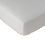 Alse protge matelas molleton en coton blanc 140x190 cm